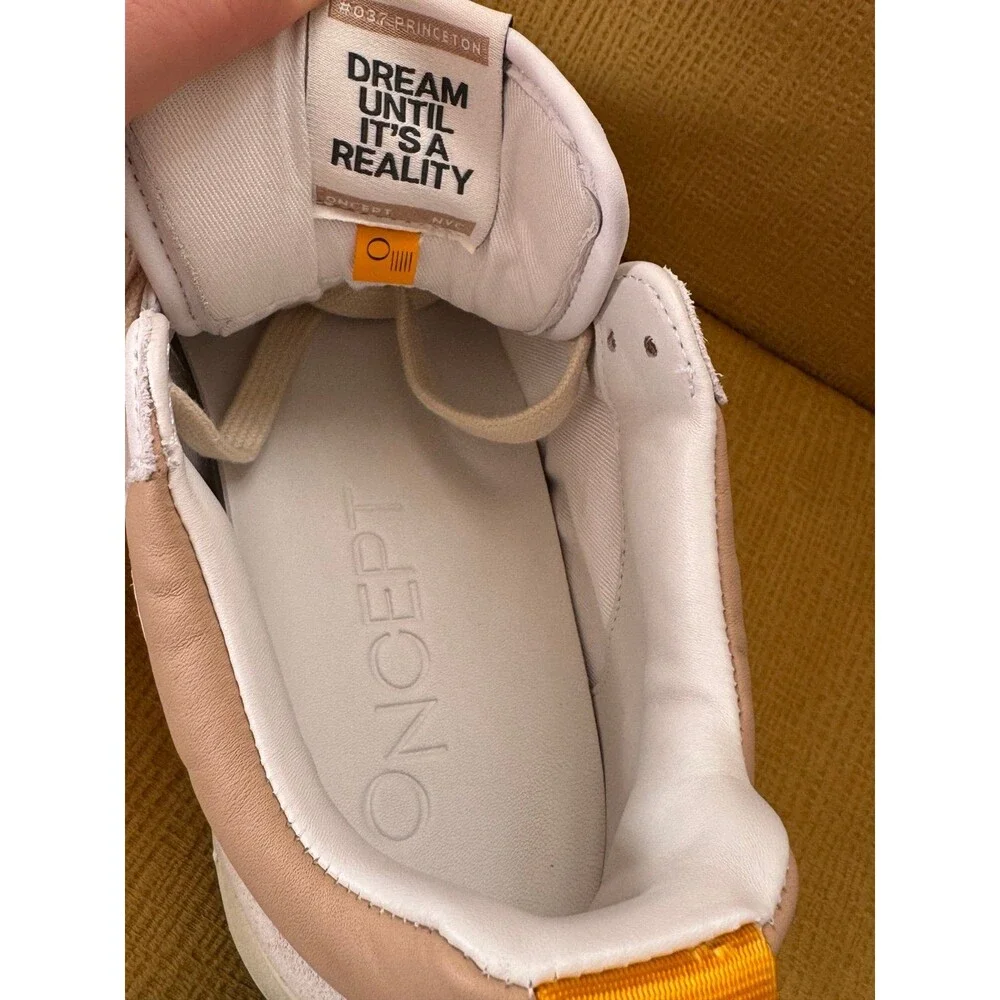 ONCEPT Princeton Oak size 8 mid top sneakers NEW